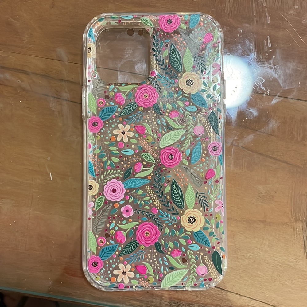 NWOT iPhone 12 phone case. Never used, has protective top cover included.